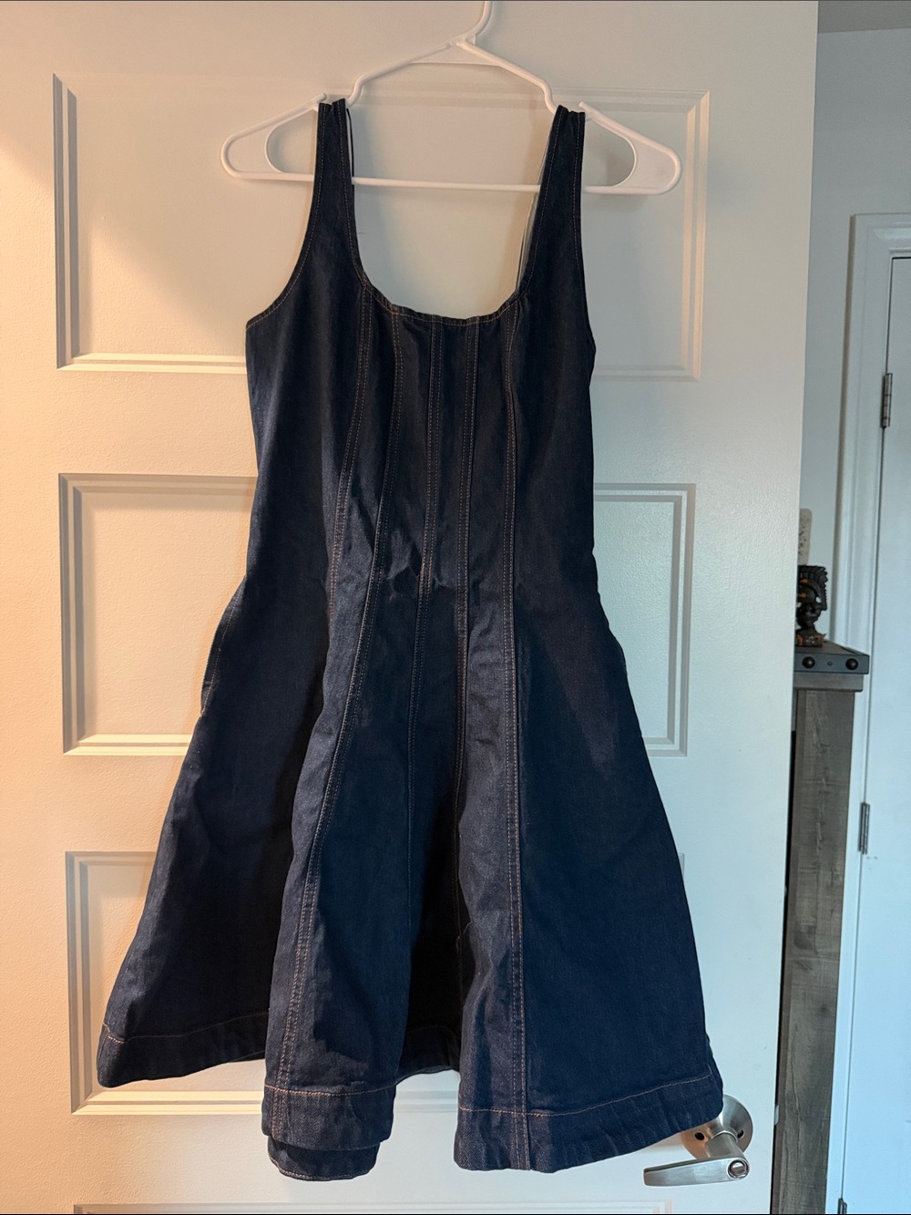 Kate Spade x Target Dark Blue Denim Midi Dress - Sleeveless A-Line